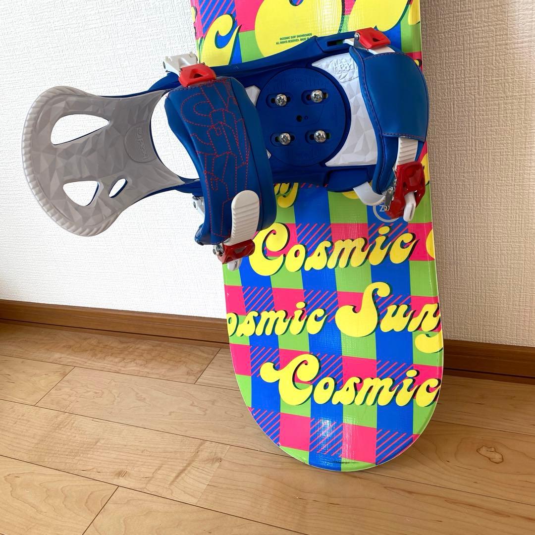 スノーボード　コスミックサーフ138cm ビンディング　ヘッドMサイズ　送料込