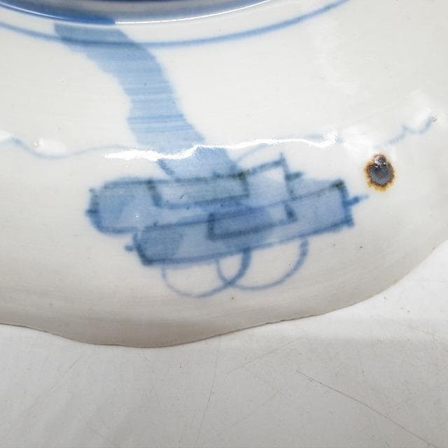 古伊万里　錦手　花尽くし文様　七寸皿　2枚