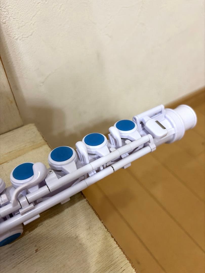 NUVO jFlute 2.0 ブルー　ホワイト プラスチックフルート