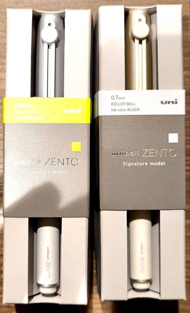 【最安値】ユニボールZENTO シグニチャーモデル 2本(0.38 、0.7mm