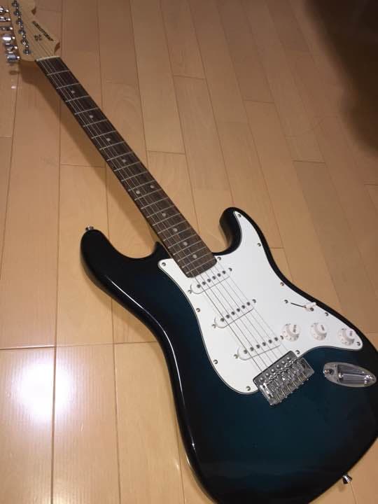 エレキギター  /ブルーブラック カバー＋ピック