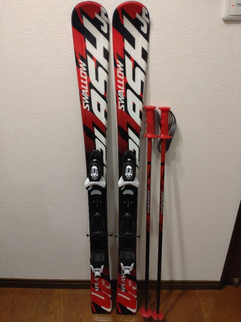 SWALLOW スキー、BIGHORNブーツ、ストック、その他おまけ付き
