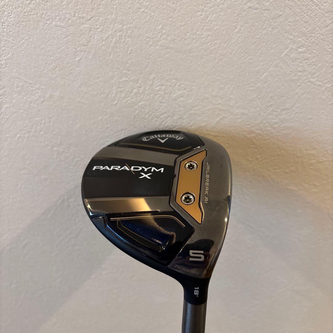 極美品Callaway PARADYM X 5W18° VENTUS 5-S