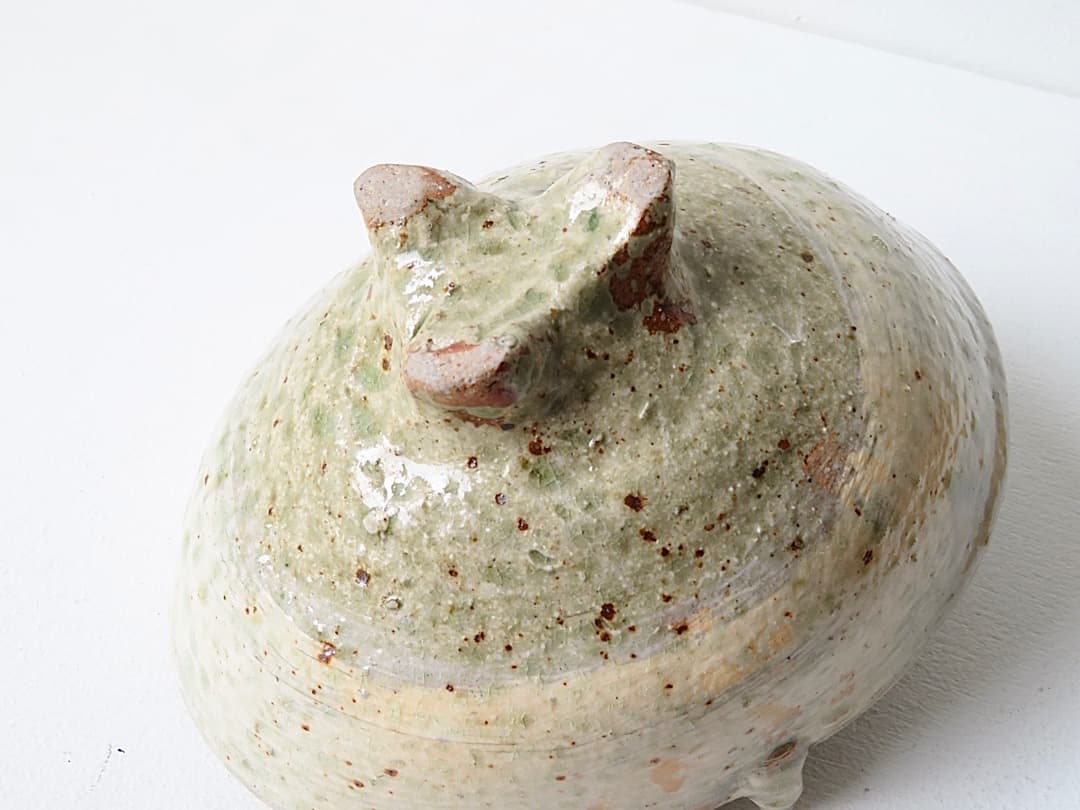 【期間限定】高仲健一 作　『刷毛目爵』木箱付　李朝　茶碗