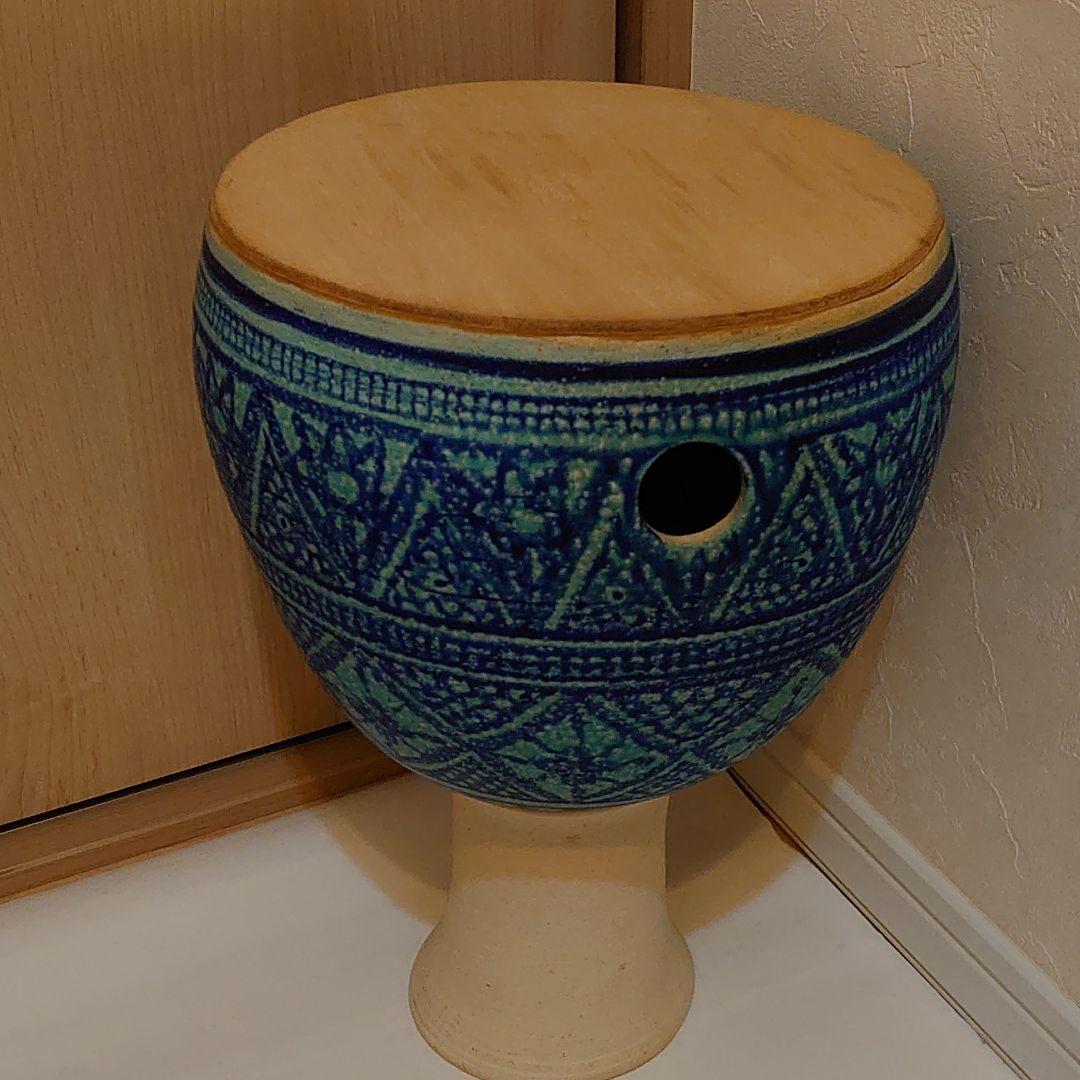 九谷焼で作成された太鼓