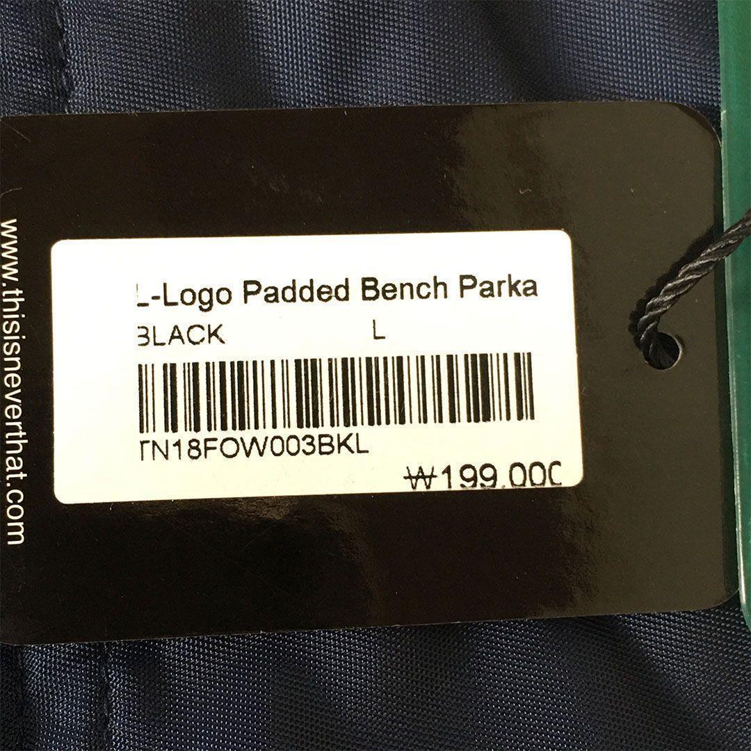 新品未使用 thisisneverthat ネバザ パデットコート 中綿