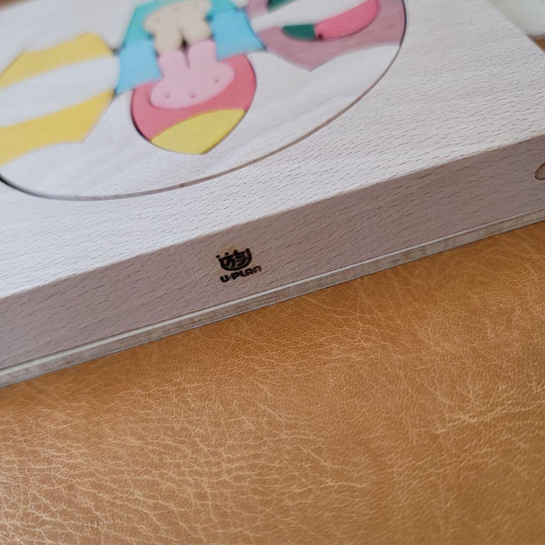 うさぎ円びな　小黒三郎・組み木のお雛様