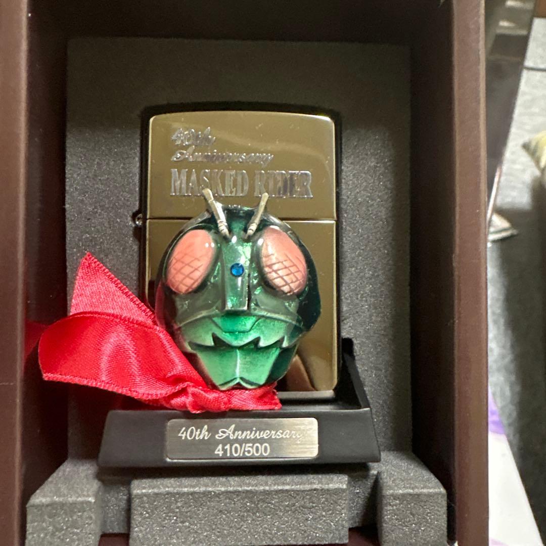 Zippo 仮面ライダー40th記念　旧1号フェイスディスプレイ付　限定500