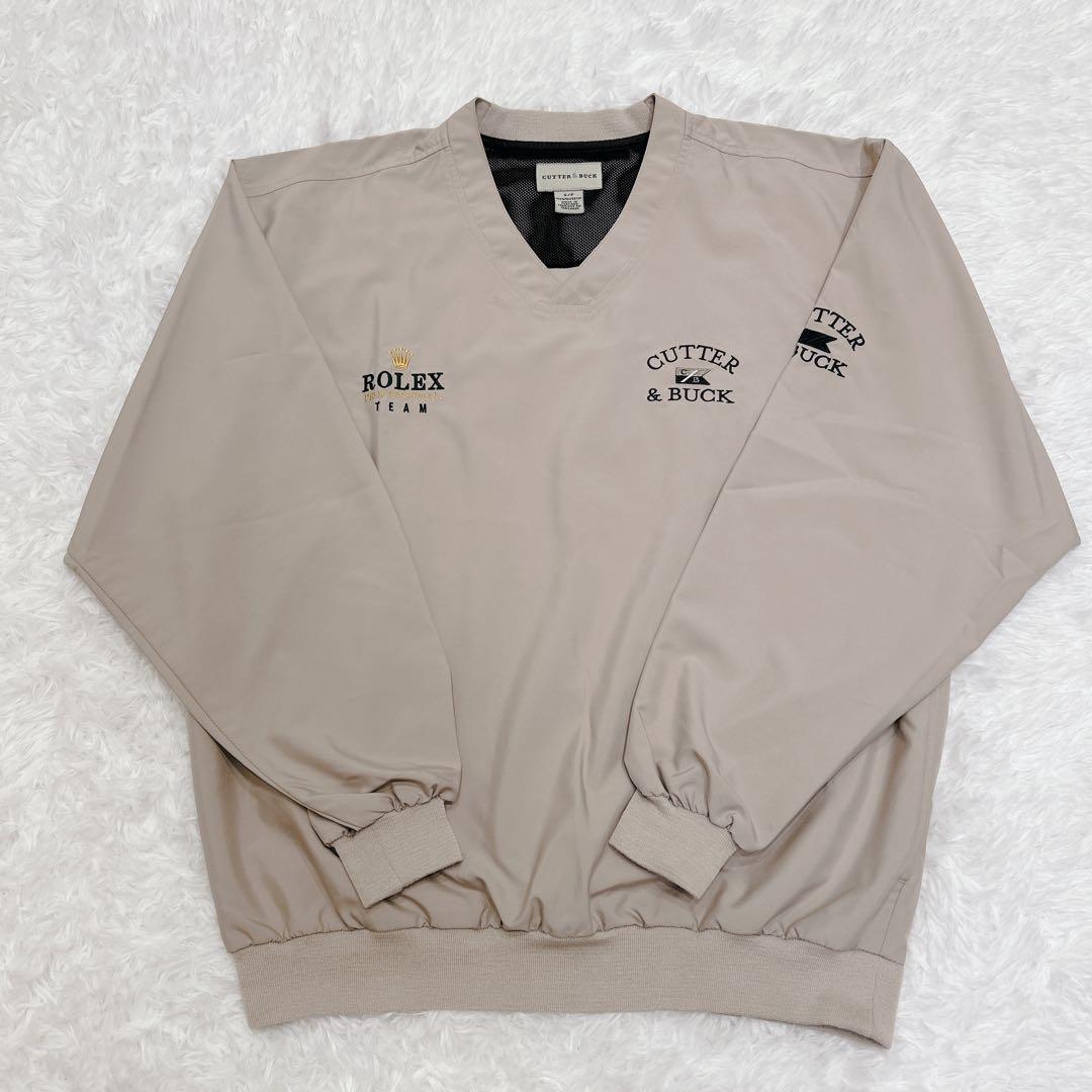 【希少】ROLEX × CUTTER & BUCK プルオーバー ベージュ