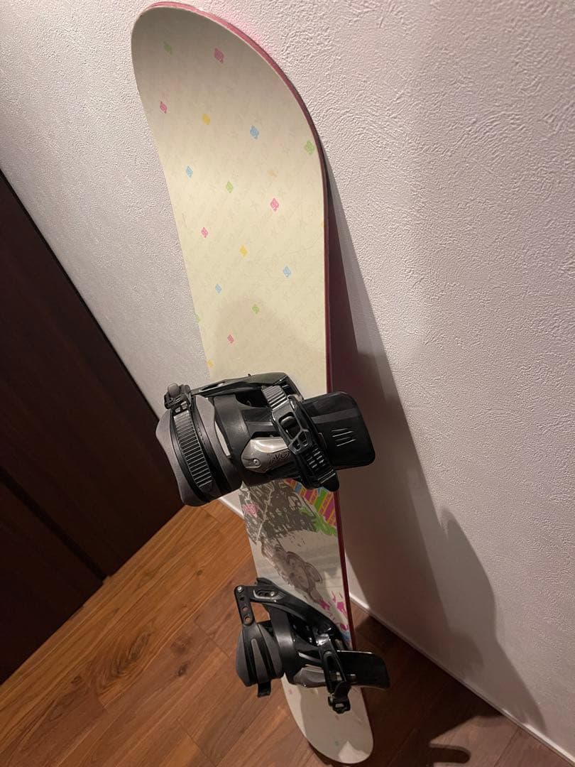 girl starスノーボード 140㎝　ビンディングセット ホワイト