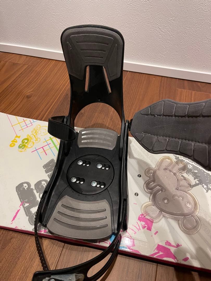 girl starスノーボード 140㎝　ビンディングセット ホワイト