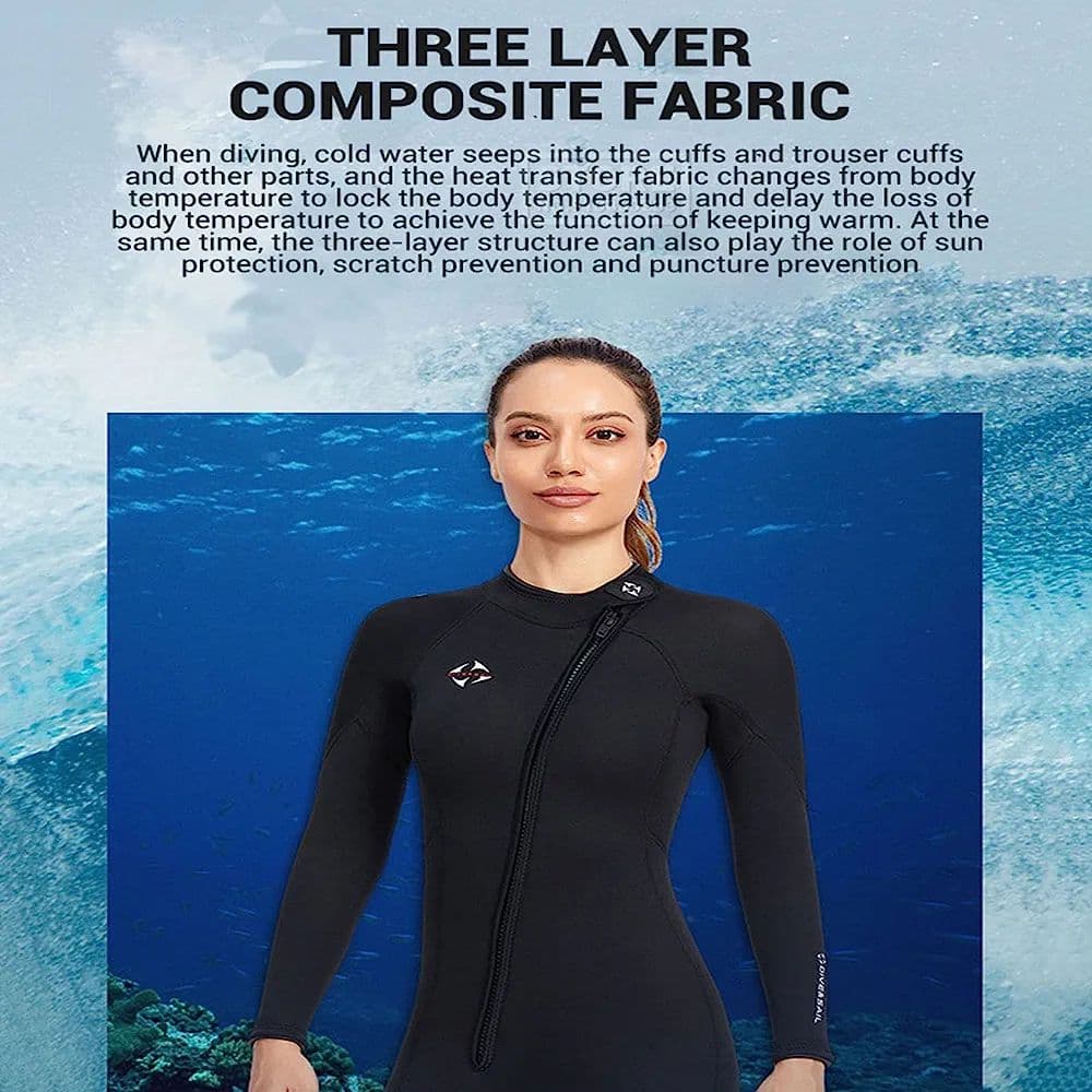 ウエットスーツ 　フロントファスナー　ネオプレン素材　ダイビング　サーフィン