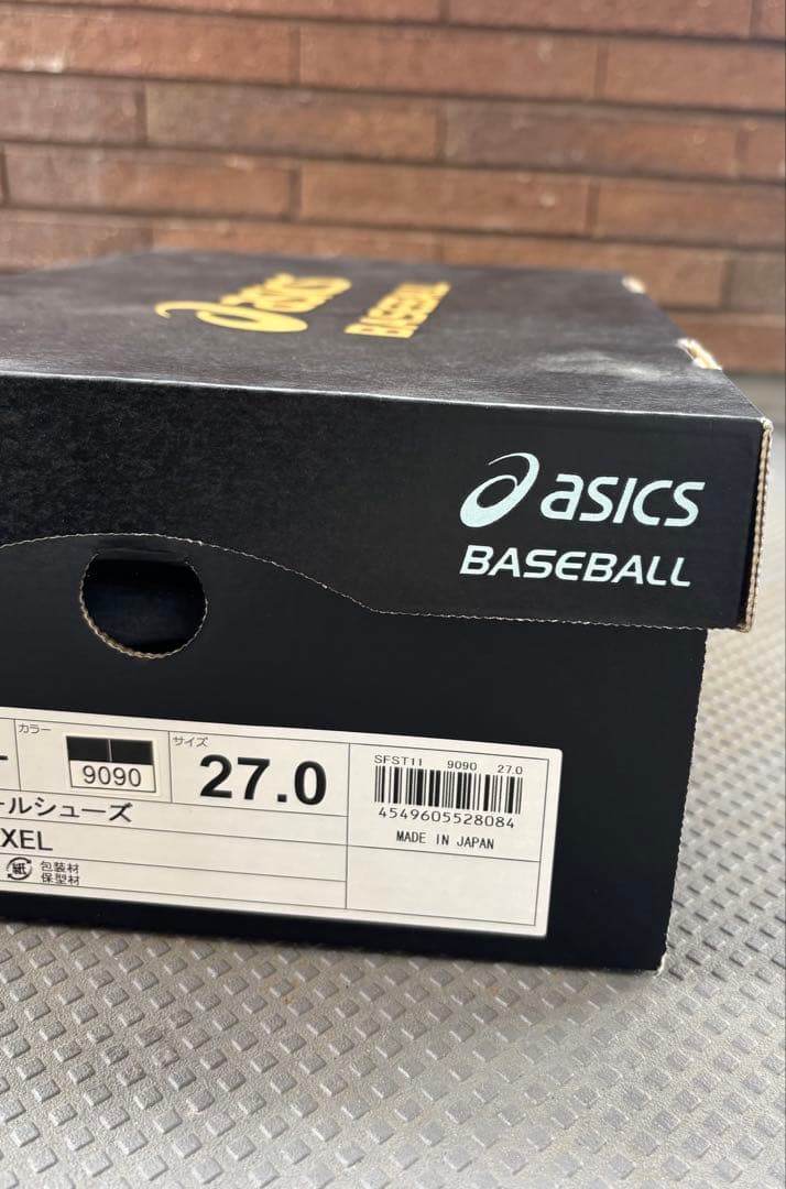 【新品未使用】asics GOLDSTAGE 金具スパイク 27.0cm