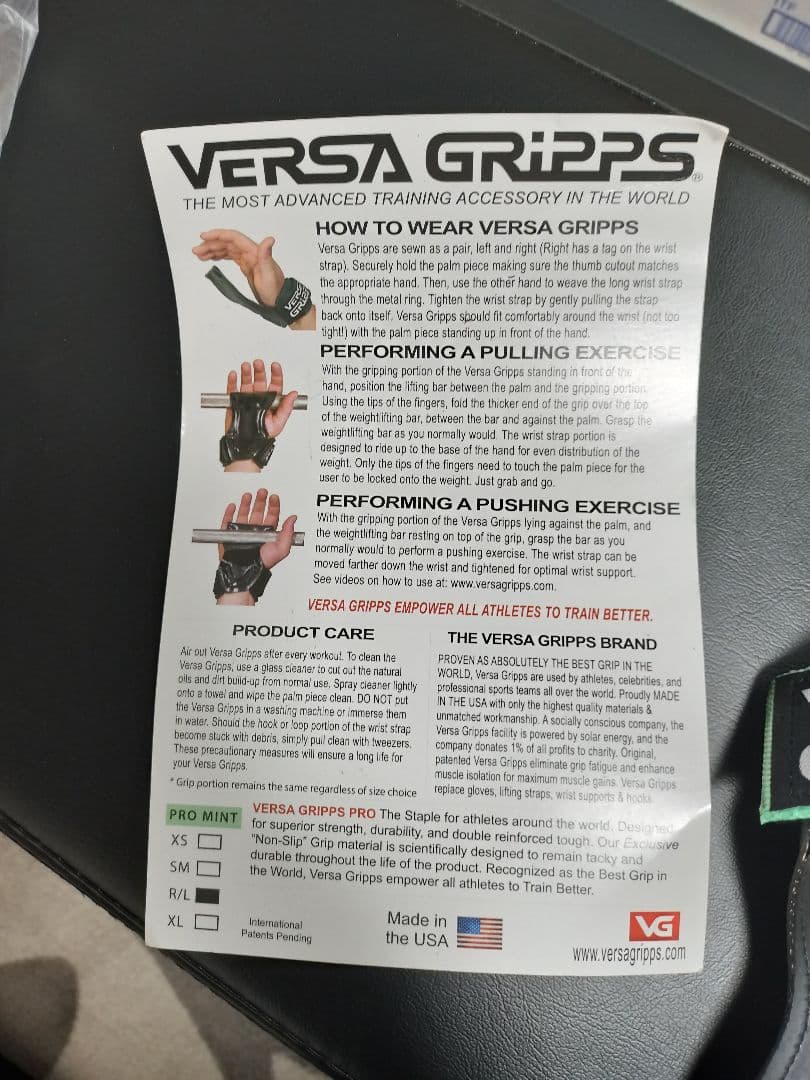 【ミントR/Lサイズ】バーサグリップ　パワーグリッププロ