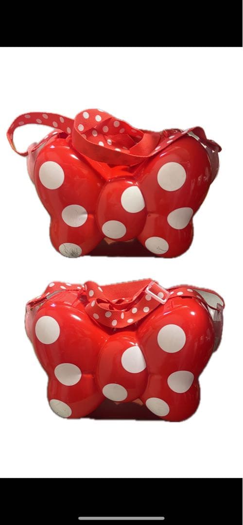 ミニーマフラーキャップ＆ミニーヘアピン＆リボン型ポップコーンバケット 3点セット