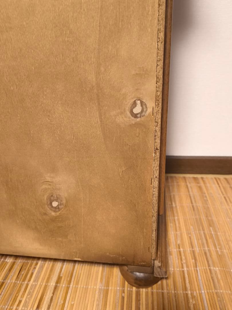 モービルハウス　イタリア家具　電話台　3段チェスト　象嵌　アンティーク　花台