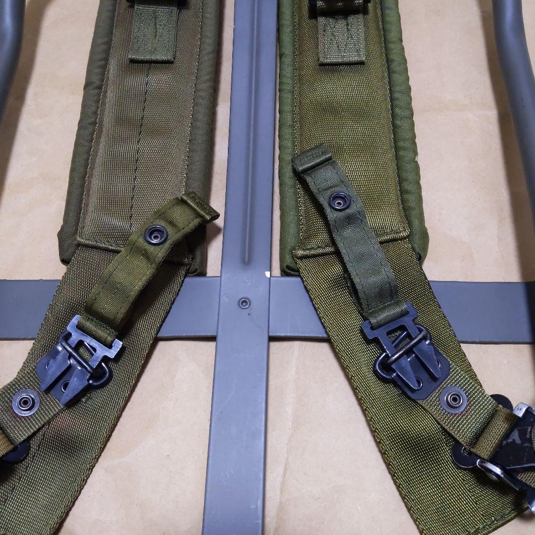 アメリカ軍ALICEパックフレーム/ショルダーパット/ウエストパット実物放出良品