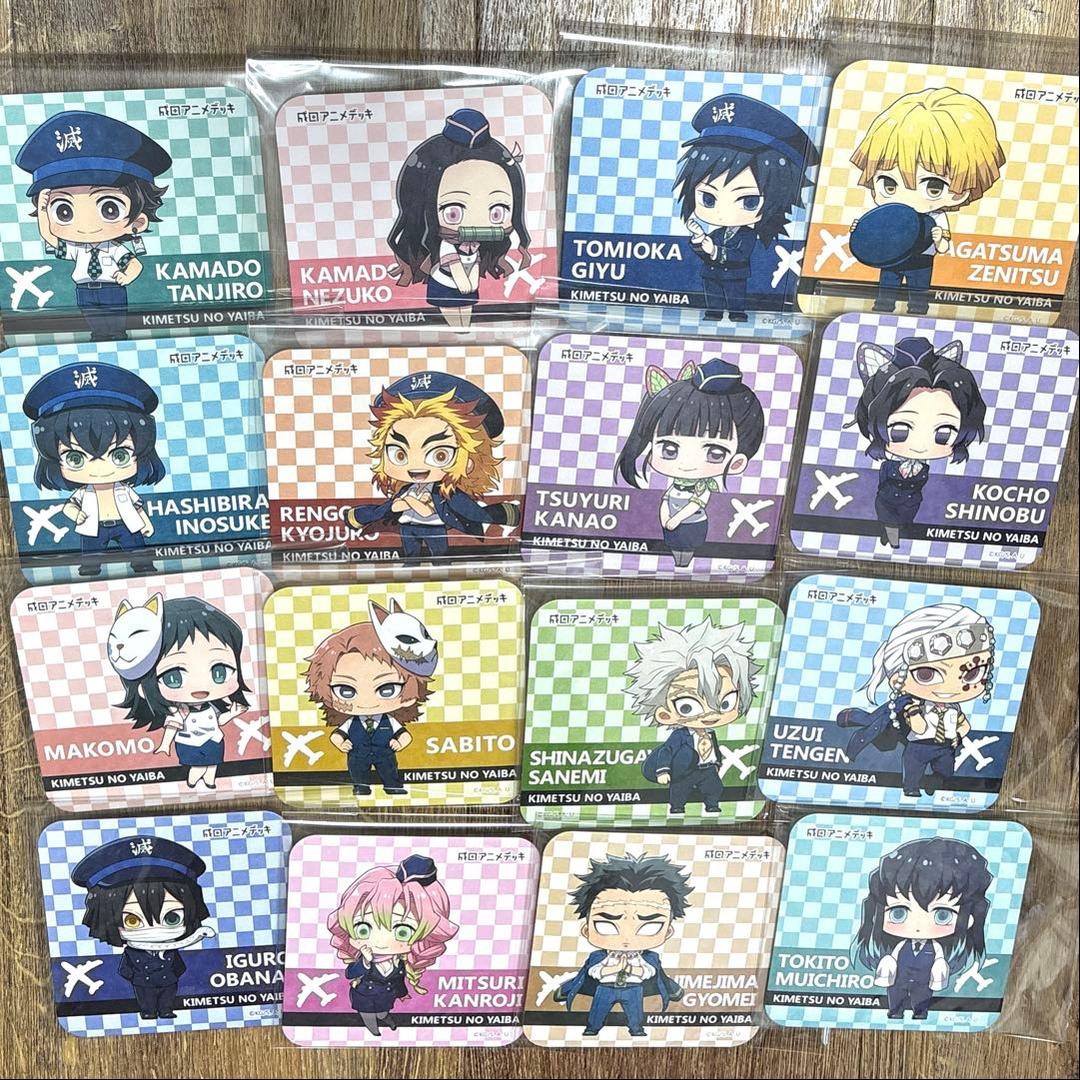 鬼滅の刃 ポップアップ 成田アニメデッキ 特典コースター全種セット