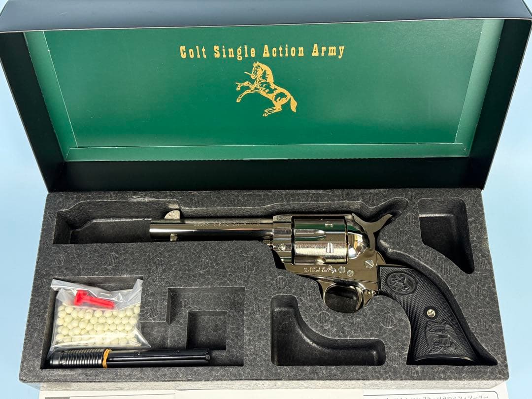 タナカ製COLT S.A.A 2nd 4 3/4インチABS ニッケル