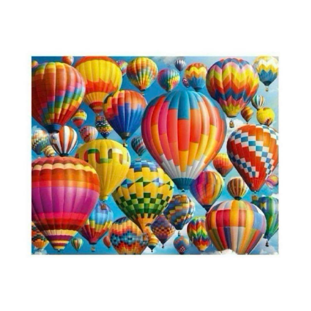 1000ピース ジグソーパズル 気球 空 青空 カラフル インテリア 未使用