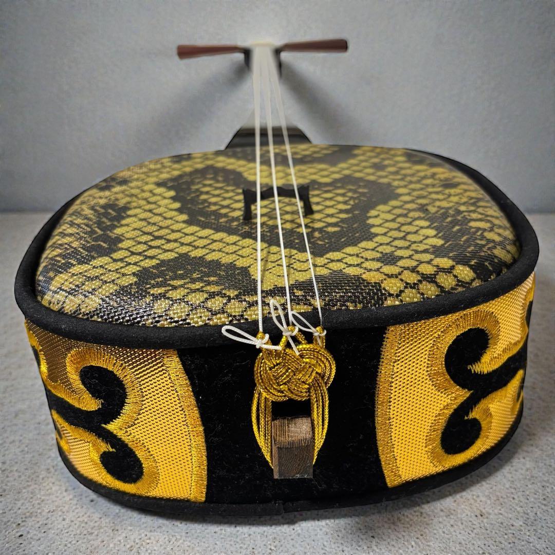 初心者安心✨沖縄三線 人工皮 入門フルセット 美品 和楽器 三線 美品✨