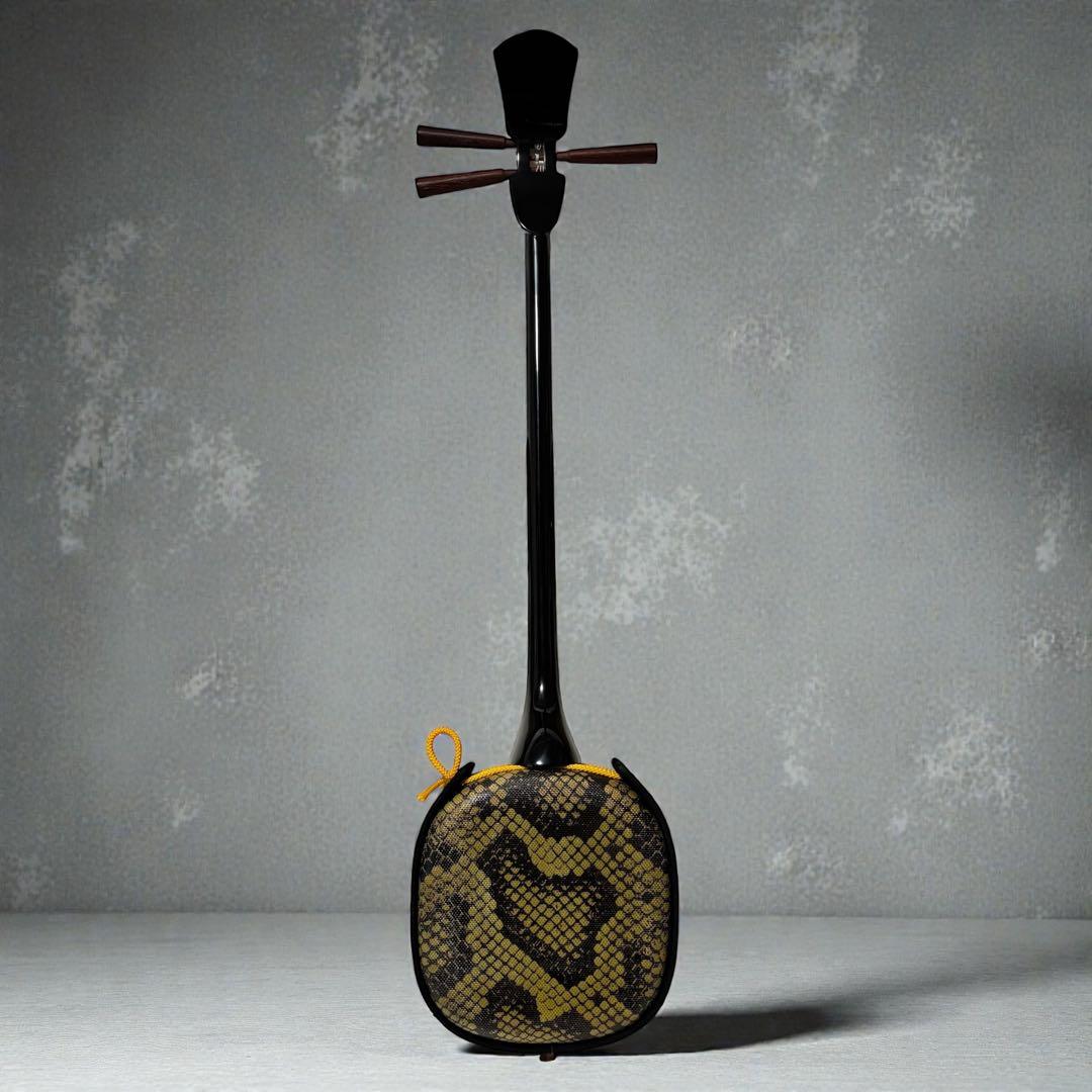 初心者安心✨沖縄三線 人工皮 入門フルセット 美品 和楽器 三線 美品✨