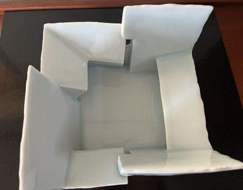 古川正道　青磁オブジェ