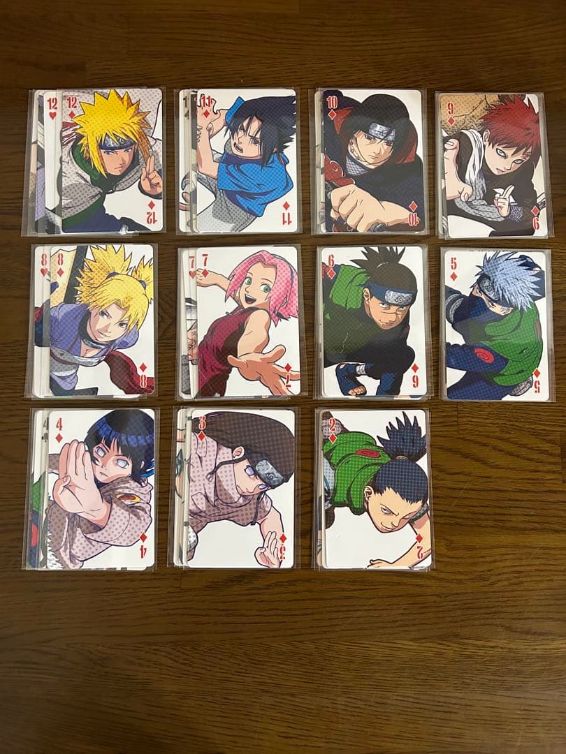 NARUTO ナルト DVD特典 オールスタートランプ セミコンプ