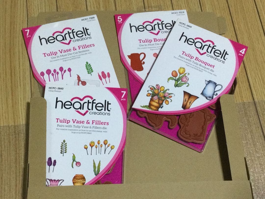 Heartfelt Creationハートフェルトクリエションス4点セットNo7