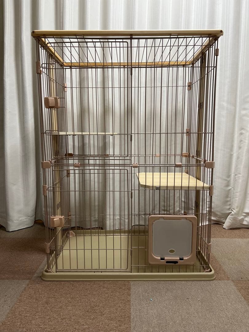 キャットケージ ベージュ