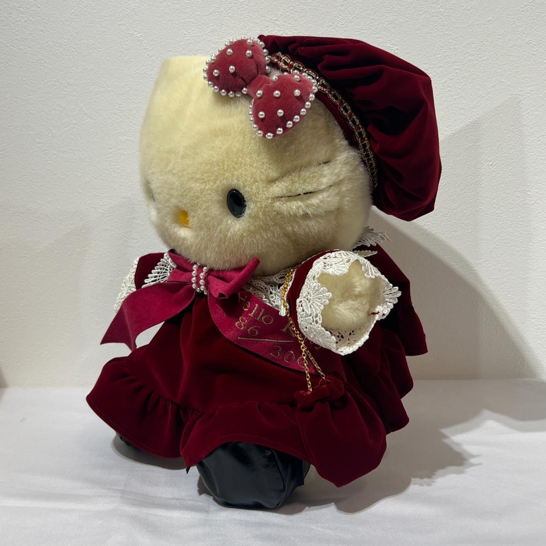 300体 限定 サンリオ ハローキティ ぬいぐるみ ベルベット ドレス
