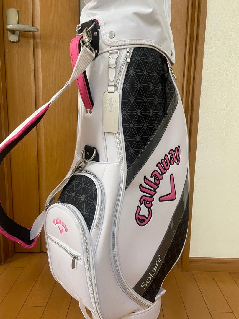 Callaway Solaire クラブ8本セット キャディバック付　ピンク