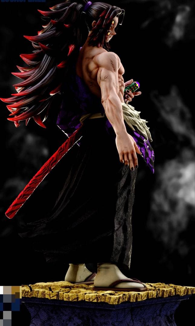 鬼滅　フィギュア　ガレージキット　未塗装未組立　鬼滅の刃　上弦の壱　黒死牟