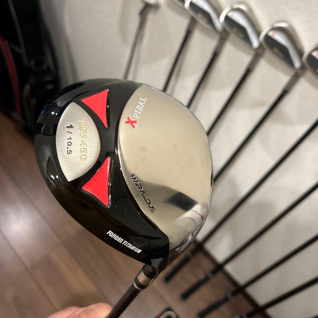 MARVELOUS Xpiral メンズ R 11本　右利き　ゴルフクラブセット