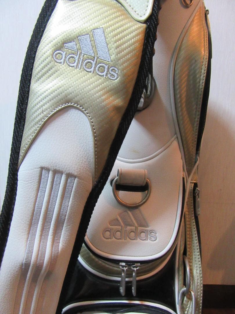 ★☆★アディダス★adidas★3点式★キャディ-バック★白★☆★