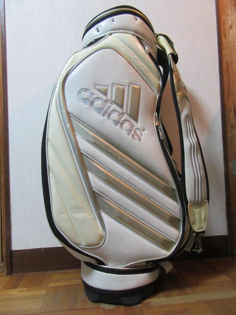 ★☆★アディダス★adidas★3点式★キャディ-バック★白★☆★