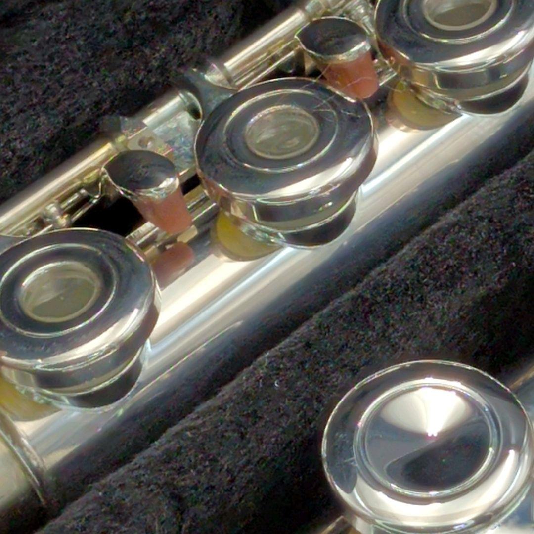 フルート　調整済　美品　プレイテック　リングモデル