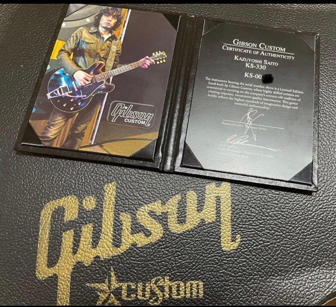 送料込斉藤和義gibson ks 330 2012 激レアシリアルナンバー