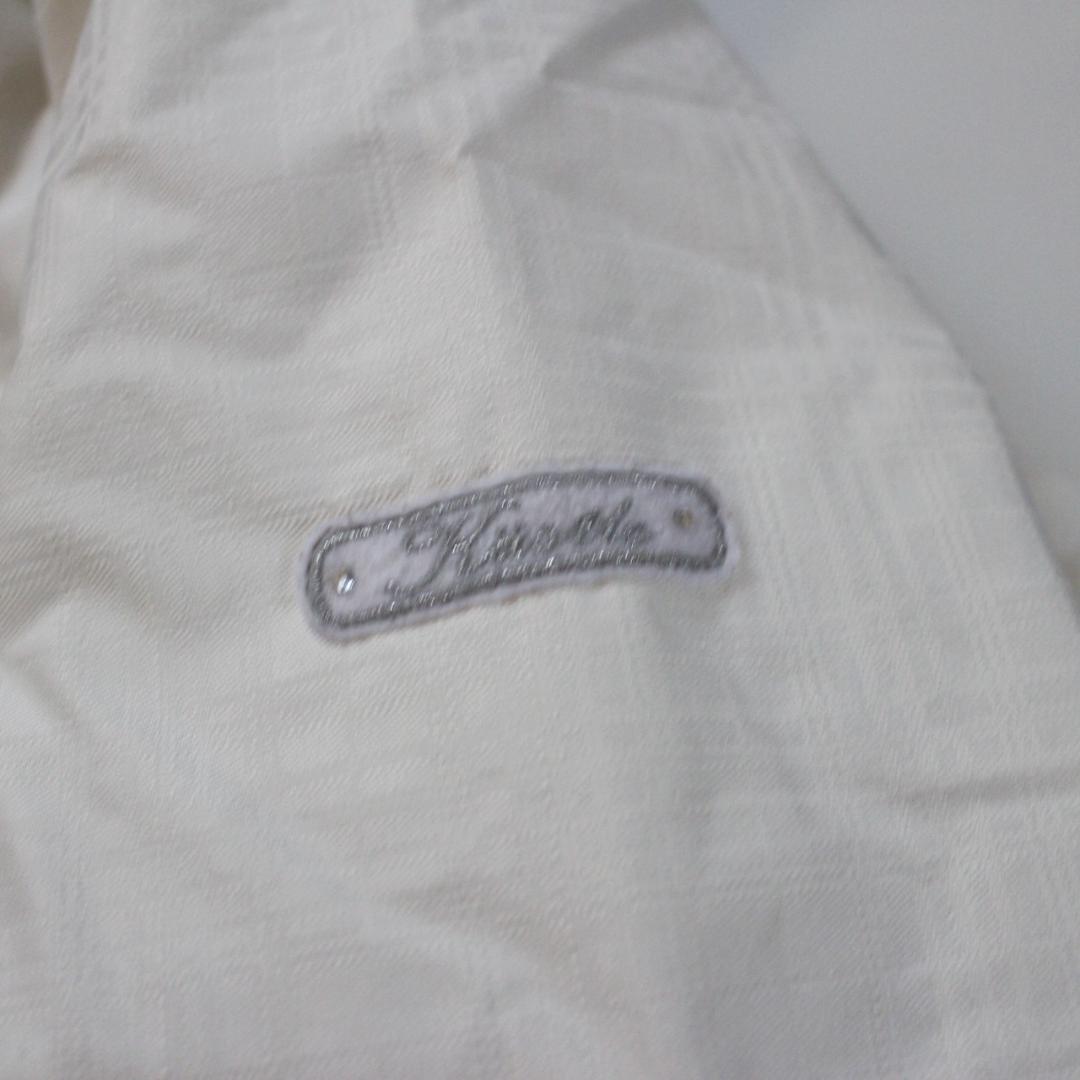 美品★KASTLEホワイト×ブラックギンガムチェックスキーウェア レディースL