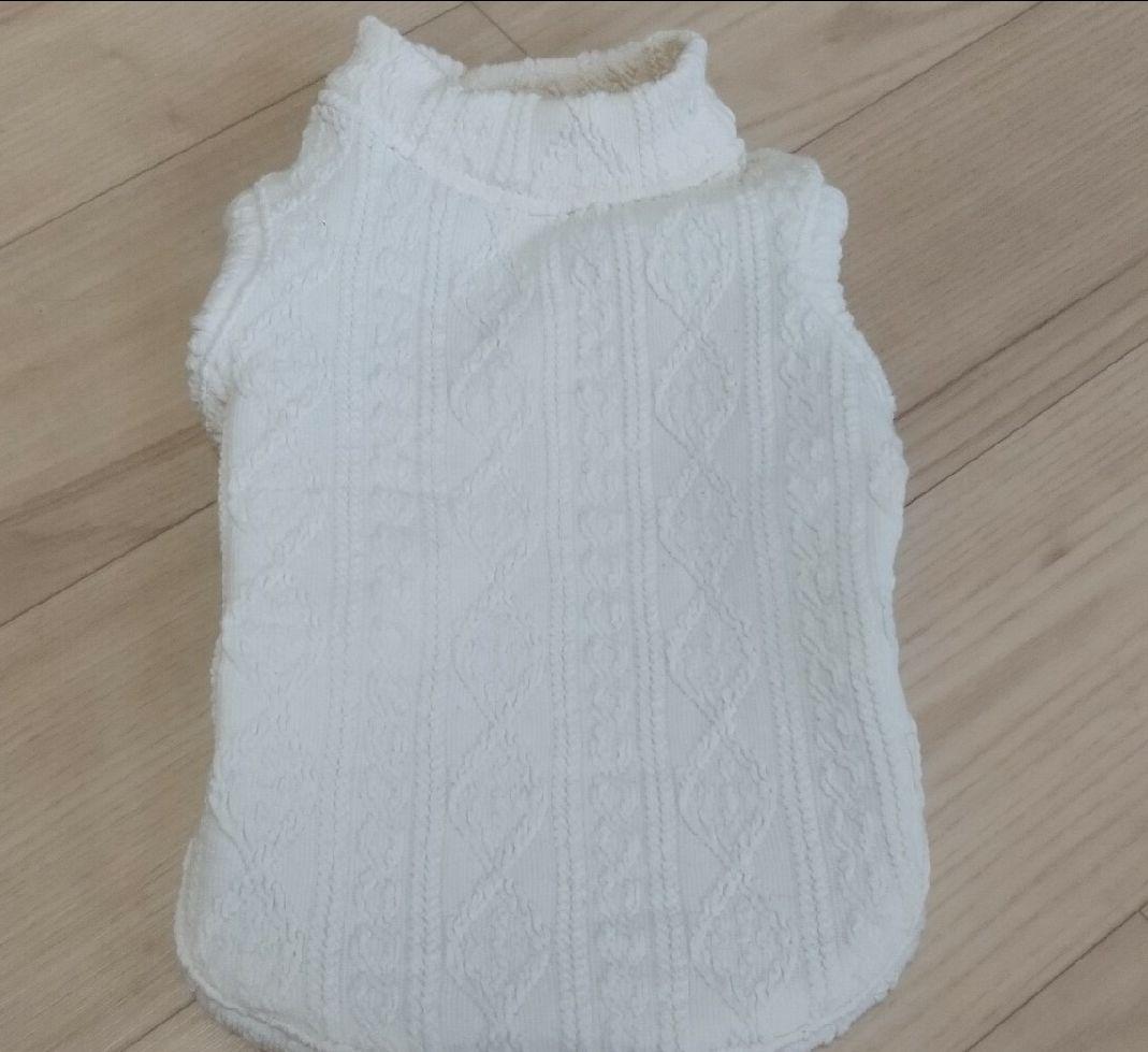 アランニット風タンク みほん