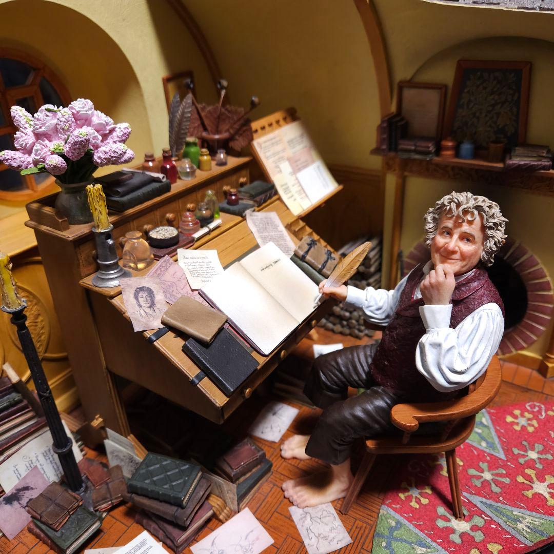 ロード・オブ・ザ・リング： バッグエンドでビルボ・バギンズ　1：6　ジオラマ