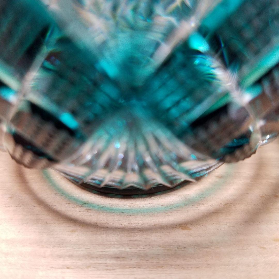 【値下】島津薩摩切子　色被せガラス　切子小付鉢　セット