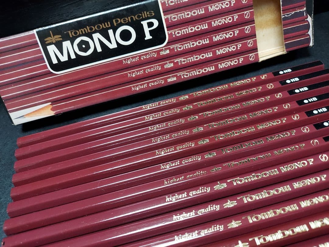 レトロ鉛筆、トンボ鉛筆、モノ鉛筆、Tombow MONO P 鉛筆 昭和レトロ