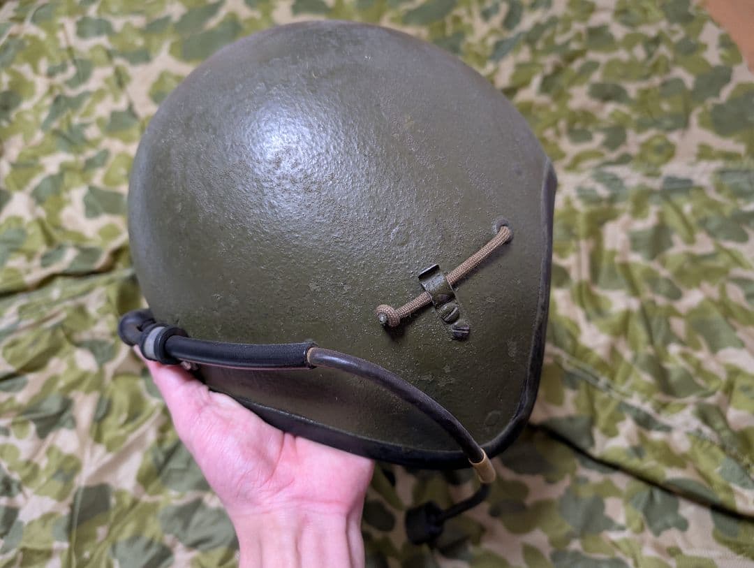 ベトナム戦争　ナム戦　タンカースヘルメット　タンククルー　実物