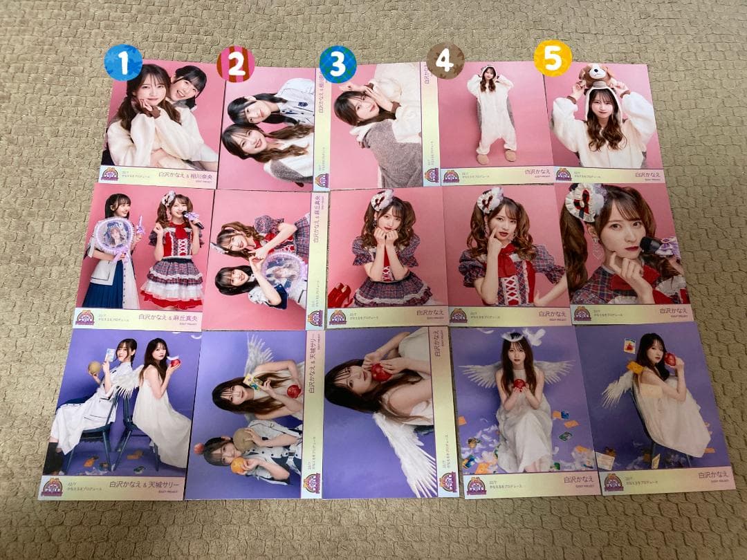 ナナニジ　22/7　かなえるをプロデュース　ブロマイド　バラ売り