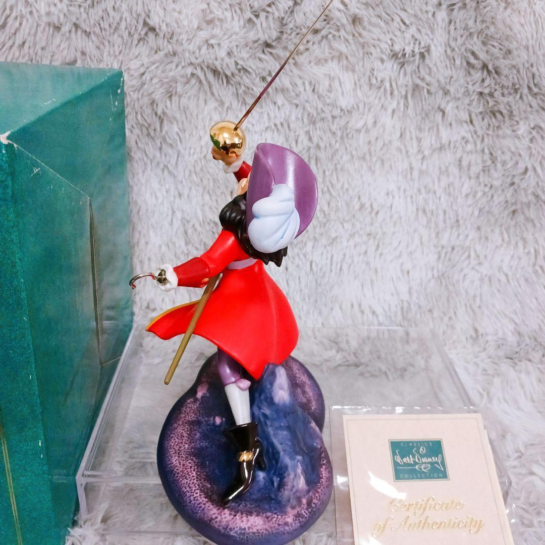 ☆WDCC限定☆ピーターパンフック船長フィギュア箱COA付40周年希少公式正規品