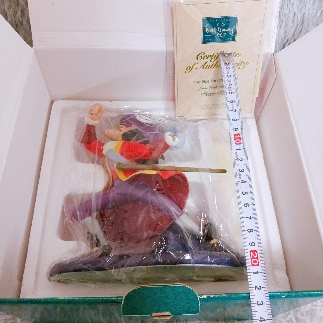 ☆WDCC限定☆ピーターパンフック船長フィギュア箱COA付40周年希少公式正規品