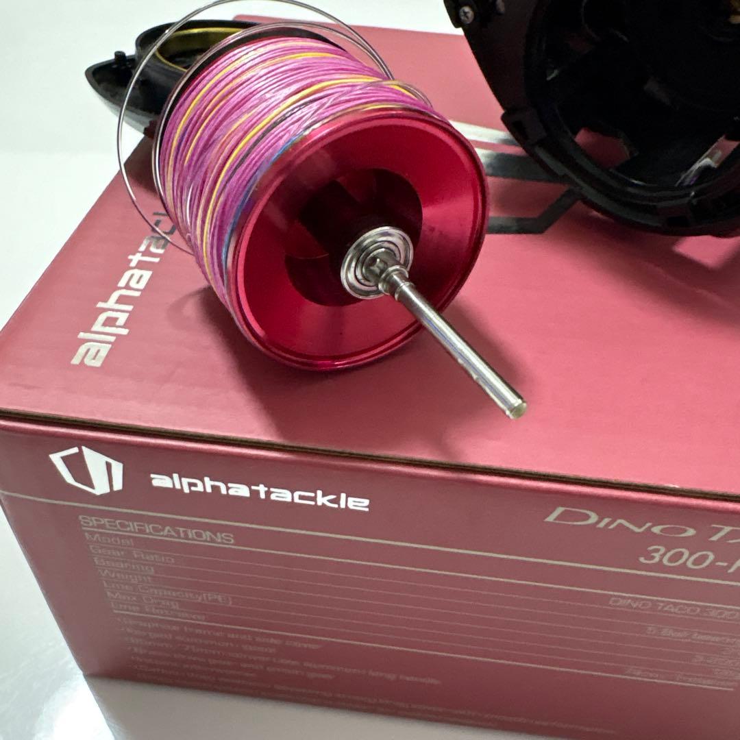 k0326Dino Taco 300-PH/R ベイトリールPE10号つき