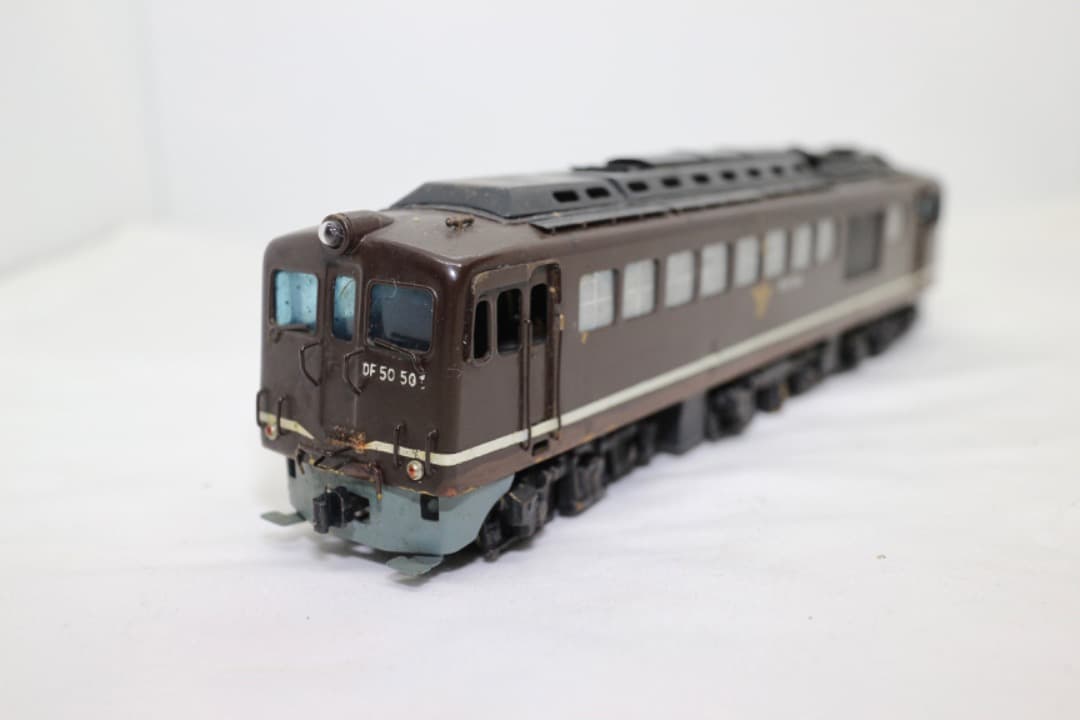 天賞堂 Tenshodo 鉄道模型 HOゲージ DF50 ディーゼル機関車 茶色
