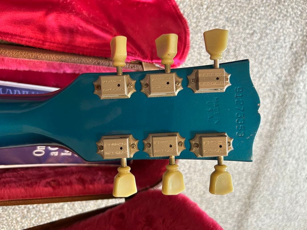 Gibson93年SG Standard CAB青 ハードケースピックアップ付